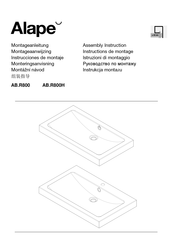Alape AB.R800H Instructions De Montage