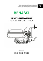 Benassi MT500 2020 Manuel De L'utilisateur