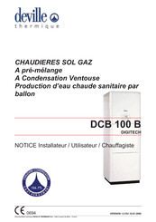 deville DCB 100 B Notice Installateur Et Utilisateur