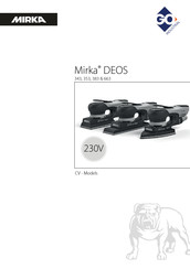 MIRKA DEOS 663CV Mode D'emploi