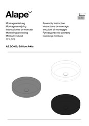 Alape AB.SO400 Edition Arkta Instructions De Montage