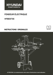 Hyundai power products HFBE6T55 Manuel D'instructions