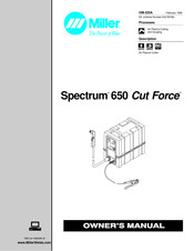 Miller Spectrum 650 Cut Force Manuel Du Propriétaire