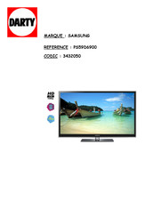 Samsung PS59D6900 E-Manual