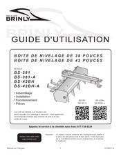 Brinly BS-381 Guide D'utilisation