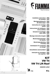 Fiamma VW T4 Instructions De Montage