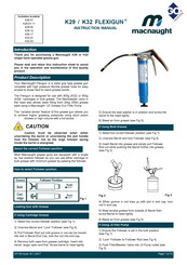 Macnaught K29-01 FLEXIGUN Manuel D'instruction