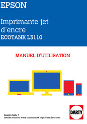 Epson EcoTank L3110 Serie Guide D'utilisation
