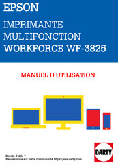 Epson WorkForce WF-3825 Serie Guide D'utilisation