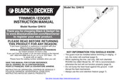 Black & Decker GH610 Manuel D'instructions