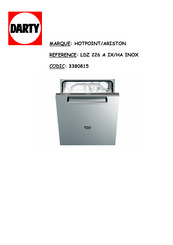 Hotpoint Ariston LDZ 226 Mode D'emploi