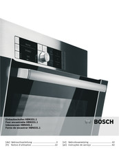 Bosch HBN331 1 Serie Notice D'utilisation