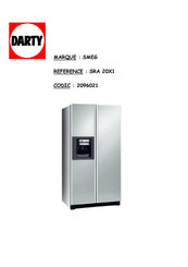 Smeg SRA 20X1 Mode D'emploi