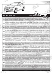 ECS Electronics MG-002-DH Instructions De Montage