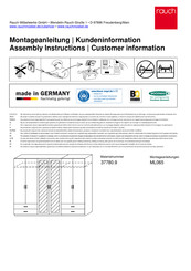 Rauch ML065 37780.9 Instructions De Montage