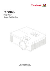 ViewSonic PX704HDE Guide D'utilisation