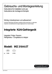 Kuppersbusch IKE 318-6-2T Instructions De Montage Et D'emploi