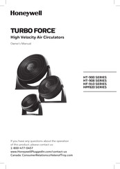 Honeywell TURBO FORCE HPF820 Serie Manuel De L'utilisateur