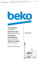 Beko HBS6702 Manuel D'utilisation