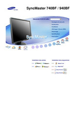 Samsung SyncMaster 740BF Mode D'emploi
