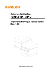 BIXOLON SRP-F312 Guide De L'utilisateur