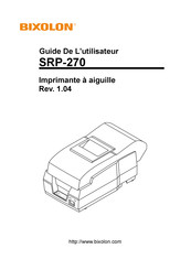 BIXOLON SRP-270 Guide De L'utilisateur