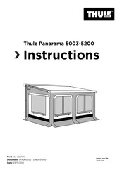 Thule Omnistor 5200 Instructions