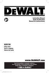 Dewalt D28730 Guide D'utilisation