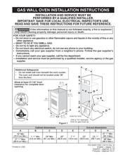 Frigidaire FFGW2426UBA Instructions D'installation