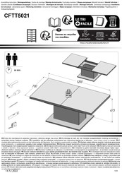 Agata Meble CFTT5021 Notice De Montage