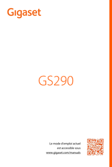Gigaset GS290 Mode D'emploi