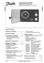 Danfoss ECL 3500 Instructions