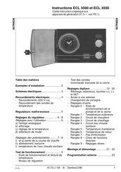 Danfoss ECL 3550 Instructions