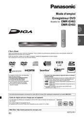 Panasonic Diga DMR-EH63 Mode D'emploi