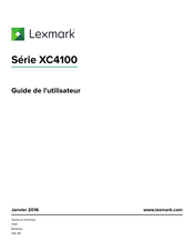 Lexmark XC4100 Serie Guide De L'utilisateur