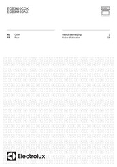 Electrolux EOB3410DAX Notice D'utilisation