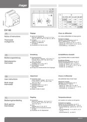 Hager EK186 Notice D'instructions