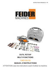 FEIDER Machines FMO130-210 Manuel D'instructions