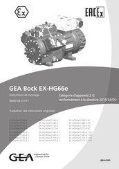 GEA BOCK EX-HGX66e/2070-4 Instructions De Montage