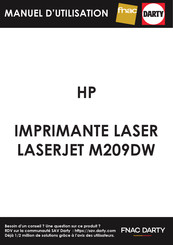 HP LaserJet M212 Série Guide De L'utilisateur