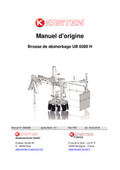 Kersten UB 6080 H Manuel