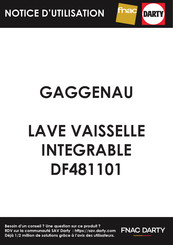 Gaggenau DF481101 Manuel D'utilisation