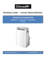 Climadiff CLIMA12KR1 Notice D'utilisation