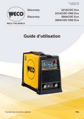 Weco 300AC/DC-VRD Evo Guide D'utilisation