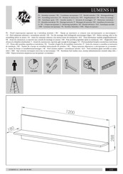 ML MEBLE LUMENS 11 Notice De Montage