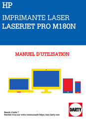 HP LASERJET PRO M180N Guide De L'utilisateur