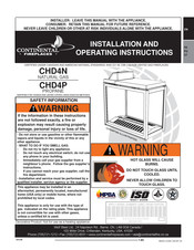 Continental Fireplaces CHD4P Instructions D'installation Et D'utilisation