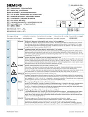 Siemens BD2-AK03/LSD-3VA21 ET Serie Instructions De Montage