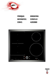 Gaggenau CI262113 Notice D'utilisation