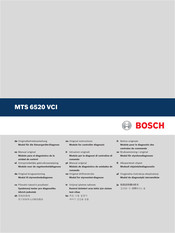 Bosch MTS 6520 VCI Notice Originale